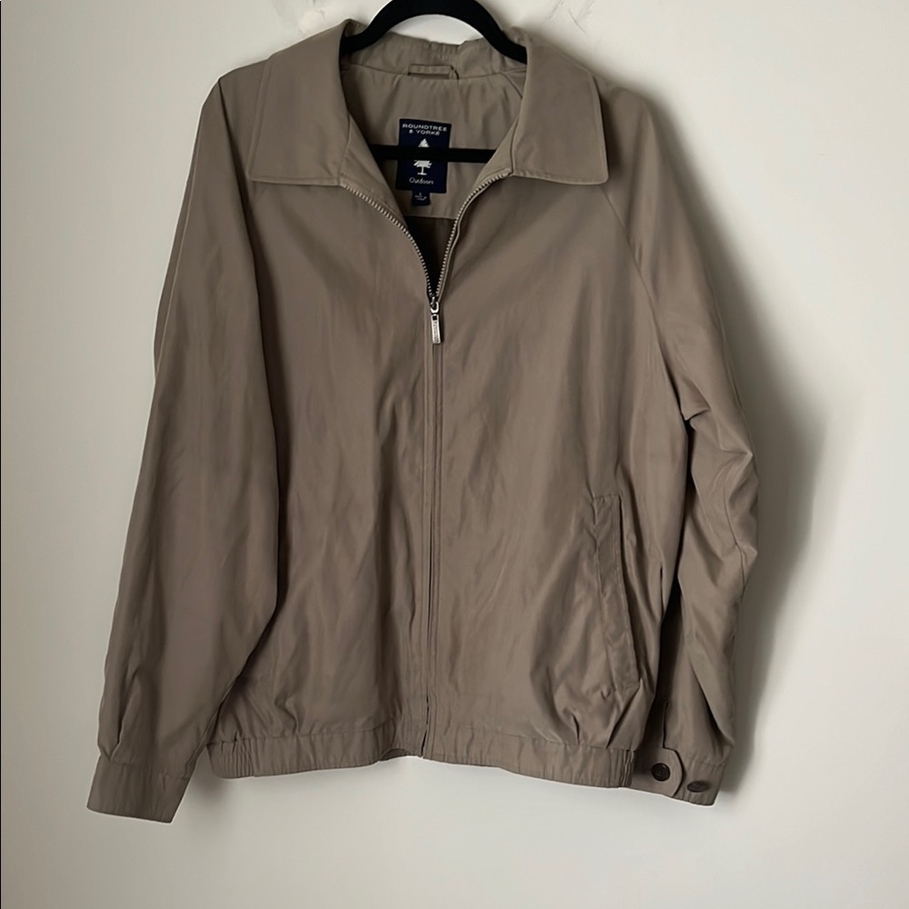 Roundtree & Yorke Outside Large Men's Tan Jacket